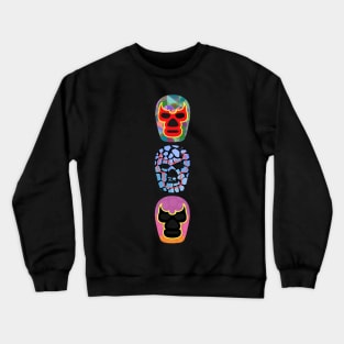 Lucha Libre Masks Crewneck Sweatshirt